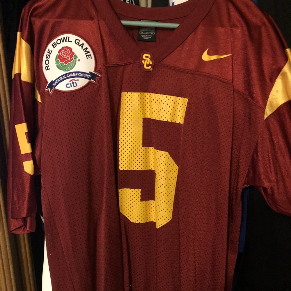 Reggie Bush USC jersey with RoseBowl patch